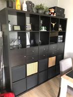 Kallax kast 5x5 met diverse inzet, Huis en Inrichting, Kasten | Wandmeubels, Ophalen, 150 tot 200 cm, Zo goed als nieuw, 150 tot 200 cm
