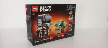 LEGO 75317 BrickHeadz Star Wars De Mandalorian & Baby Yoda beschikbaar voor biedingen
