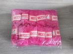 Nieuwe bollen wol.
Harig.
Hard roze.
Acryl.
12 stuks., Ophalen of Verzenden, Zo goed als nieuw, Breien of Haken, Wol of Garen