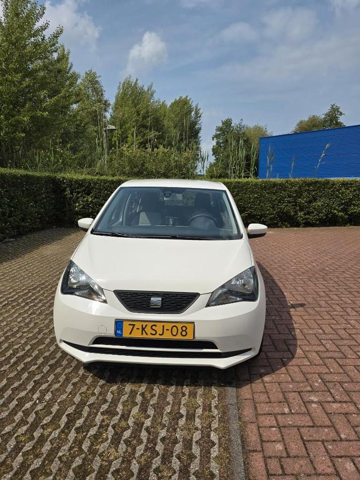 Seat Mii 1.0 44KW 2013 Wit Cruise control, Auto's, Seat, Particulier, Mii, ABS, Airbags, Airconditioning, Boordcomputer, Centrale vergrendeling
