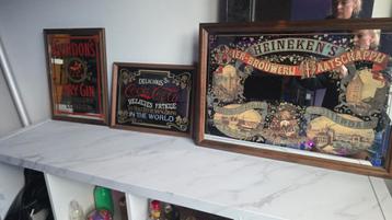 3 spiegels vintage  beschikbaar voor biedingen