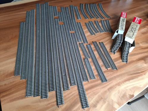Fleischmann H0 - 53-delige partij profi-rail, Hobby en Vrije tijd, Modeltreinen | H0, Gebruikt, Rails, Gelijkstroom, Fleischmann