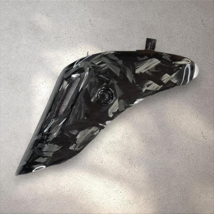 Forged carbon schokbreker kapje vespa sprint/primavera, Motoren, Tuning en Styling, Ophalen of Verzenden