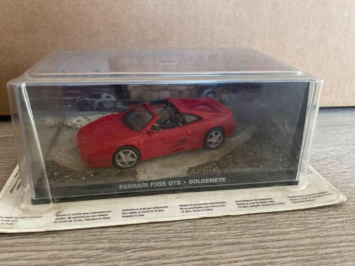 Ferrari F355 GTS Goldeneye Modelauto, Hobby en Vrije tijd, Modelauto's | 1:43, Gebruikt, Auto, Ophalen of Verzenden