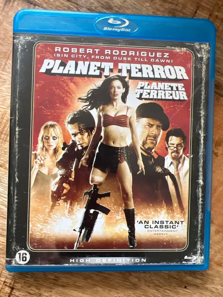 Planet Terror Blu-ray, Cd's en Dvd's, Blu-ray, Zo goed als nieuw, Horror, Ophalen of Verzenden