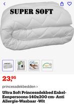 Twee princess dekbedden supersoft 140x200, Kinderen en Baby's, Kinderkamer | Beddengoed, Jongetje of Meisje, Wit, Dekbedovertrek