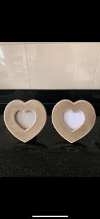 2 mooie stenen hart fotolijsten, Ophalen of Verzenden, Zo goed als nieuw