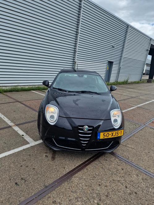 Alfa Romeo MiTo 1.3 D 62KW 2012 Zwart heeft nap kijk foto, Auto's, Alfa Romeo, Particulier, MiTo, ABS, Adaptieve lichten, Adaptive Cruise Control