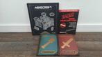 4 Verschillende Mojang Minecraft boeken, Combat, Contructie, Ophalen of Verzenden, Gelezen, Overige onderwerpen