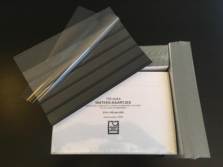Mandor Insteekkaartjes A5 pak 100 stuks, Postzegels en Munten, Postzegels | Toebehoren, Overige typen, Verzenden