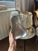 Zilverkleurige schaal in vorm van een peer - vintage, Antiek en Kunst, Ophalen of Verzenden