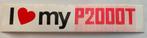 Sticker I Love my P2000T (eerste Philips homecomputer 1981), Ophalen of Verzenden, Nieuw, Merk
