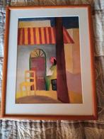 Turkisches Café van August Macke 1914 (schilderij), Antiek en Kunst, Ophalen of Verzenden