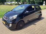 Kia Picanto 1.0 Cvvt 3-DRS 2011 Zwart, Auto's, Kia, Voorwielaandrijving, Stof, Zwart, 400 kg