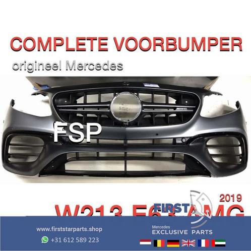 W213 S213 E63 AMG Voorbumper COMPLEET origineel Mercedes E K, Auto-onderdelen, Carrosserie en Plaatwerk, Bumper, Mercedes-Benz