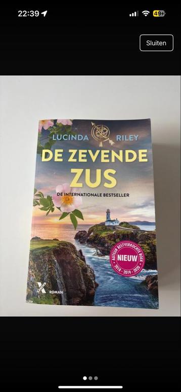 De Zevende Zus - Lucinda Riley (Zo goed als nieuw) beschikbaar voor biedingen