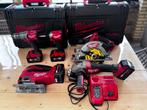 Milwaukee M18 set, Doe-het-zelf en Verbouw, Gereedschap | Boormachines, Ophalen of Verzenden, 600 watt of meer