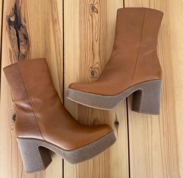 Bukela Boots / Enkellaars Frida - Cognac Bruin Leer maat 39 beschikbaar voor biedingen