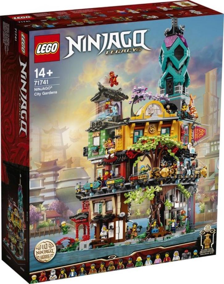 LEGO NINJAGO Stadstuinen - 71741, Kinderen en Baby's, Speelgoed | Duplo en Lego, Nieuw, Lego, Complete set, Ophalen of Verzenden