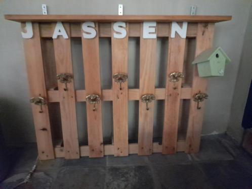 Leuke grote pallet kapstok, Huis en Inrichting, Woonaccessoires | Kapstokken, Gebruikt, Wandkapstok, Minder dan 100 cm, Hout, Ophalen