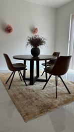 Ronde eettafel, Ophalen of Verzenden, Zo goed als nieuw, 75 m² of meer, Laminaat