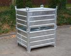 Stapelbakken staal, opslagbak, voorraadbak stapelbak, Doe-het-zelf en Verbouw, Kratten en Dozen, Ophalen, 100 cm of meer, 60 cm of meer