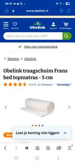 Frans bed topper, Caravans en Kamperen, Ophalen, Nieuw