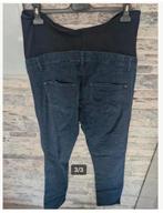 Donkerblauwe zwangerschapsbroek Maat 46 h, H&M, H&M, Blauw, Maat 46/48 (XL) of groter