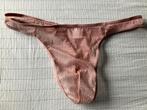 Doorzichtige Heren String - Maat M/L, Ophalen of Verzenden, Roze