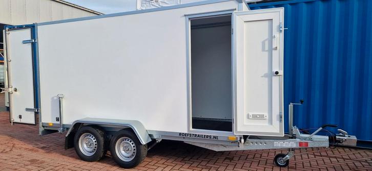Dichte aanhanger met zijdeur 350x150x180 cm  bj 2026, Auto diversen, Aanhangers en Bagagewagens, Nieuw, Ophalen