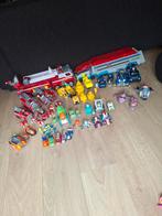 Grote Set Paw Patrol inclusief treinbaan, Ophalen, Gebruikt