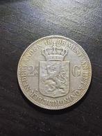 zilveren rijksdaalder 1898 Wilhelmina, Postzegels en Munten, Munten | Nederland, Zilver, Ophalen of Verzenden, Koningin Wilhelmina