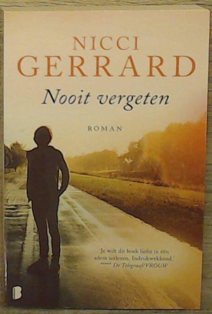 Nicci Gerrard: Nooit vergeten. Prachtig boek., Boeken, Romans, Gelezen, Ophalen of Verzenden