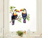 Raamsticker 30x35 - Toucan, Huis en Inrichting, Ophalen of Verzenden, Nieuw