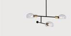 Hanglamp Nieuw zwart/goud, merk Made, Huis en Inrichting, Lampen | Hanglampen, Ophalen, Nieuw, 50 tot 75 cm