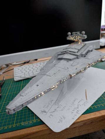 Star Destroyer met LED-lichtjes op standaard 1/4222 beschikbaar voor biedingen