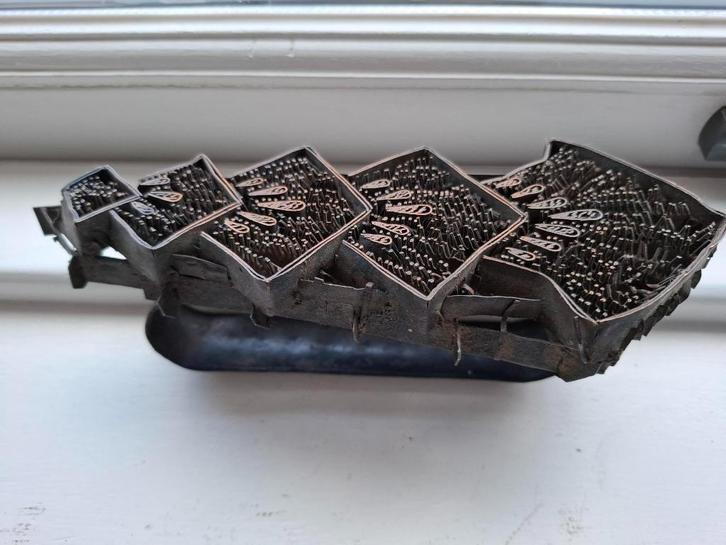 Batik stempel, Antiek en Kunst, Curiosa en Brocante, Ophalen of Verzenden