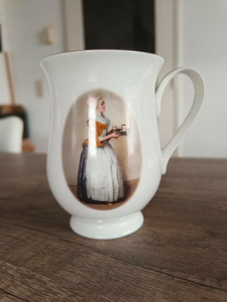 Mok van 'het Chocolade meisje', Huis en Inrichting, Keuken | Servies, Ophalen of Verzenden