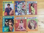 6 Parade vintage jaren 60 sixties blootblad naaktblad pinup, Verzamelen, 1960 tot 1980, Ophalen of Verzenden, Tijdschrift, Buitenland