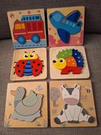 Kleine houten puzzeltjes 6 stuks., Ophalen of Verzenden, Gebruikt, Overige typen