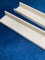 IKEA Ribba Wandplanken - 115cm - Wit (2 stuks), Ophalen of Verzenden, Gebruikt