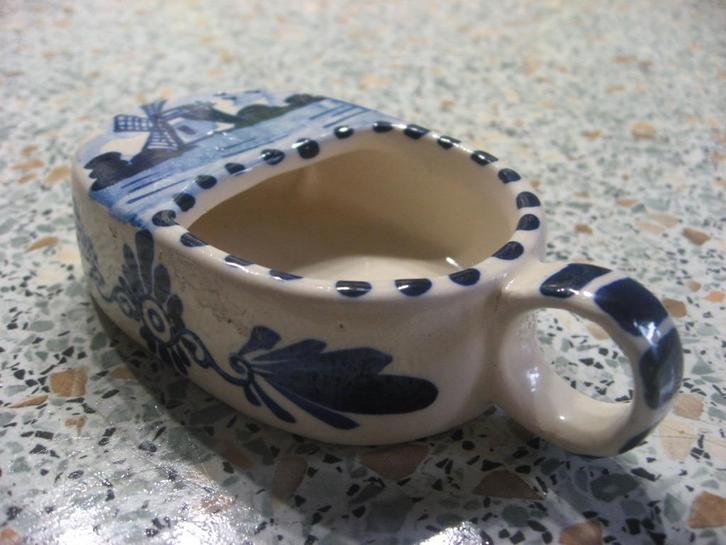 Delfts blauw klein mansbakje, Antiek en Kunst, Antiek | Keramiek en Aardewerk, Ophalen of Verzenden