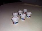 Boerenbont Eierdoppen Set van 6, Antiek en Kunst, Antiek | Keramiek en Aardewerk, Ophalen of Verzenden