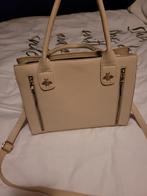 Beige Handtas met Bijtjes Details, Ophalen of Verzenden, Zo goed als nieuw, Beige, Handtas