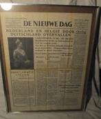 krant van de eerste dag begin 2 de wereldoorlog 1940, Verzamelen, Militaria | Tweede Wereldoorlog, Verzenden, Overige soorten