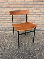 Vintage Auping Model 552 Carelle Serie Minimalistische stoel, Gebruikt, Bruin, Vintage, Ophalen of Verzenden