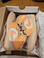 Nike air jordan 1 mid peach orange apricot, Ophalen of Verzenden, Zo goed als nieuw