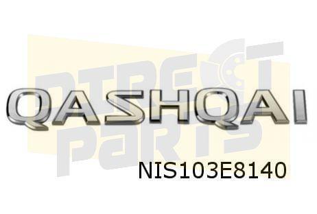 Nissan Qashqai embleem achterklep tekst ''Qashqai'' Originee, Auto-onderdelen, Carrosserie en Plaatwerk, Nissan, Nieuw, Verzenden