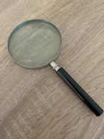 Vergrootglas 100 mm metal magnifier loep, Ophalen, Zo goed als nieuw, Vergrootglas of Loep