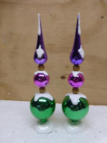 department 56 Finial Trees kerstdorp bomen scenery kerst beschikbaar voor biedingen